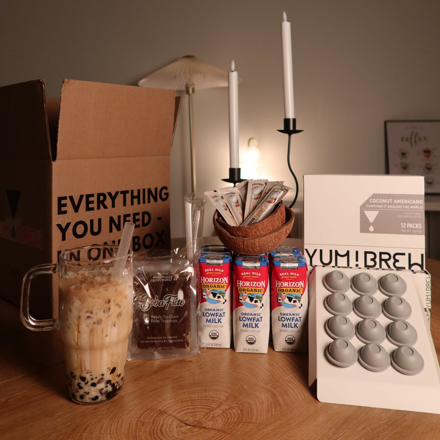 Coconut Boba Latte Kit
