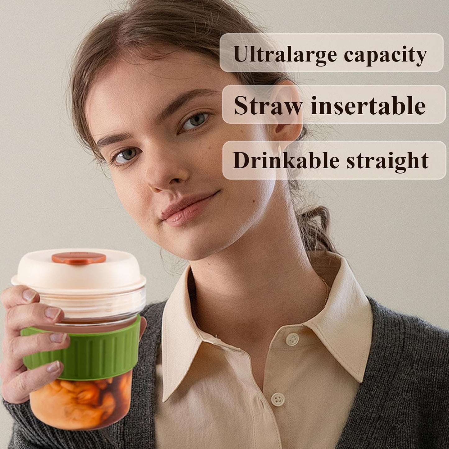 Instant Iced Coffee Cup – Ice Mold + Tumbler Combo