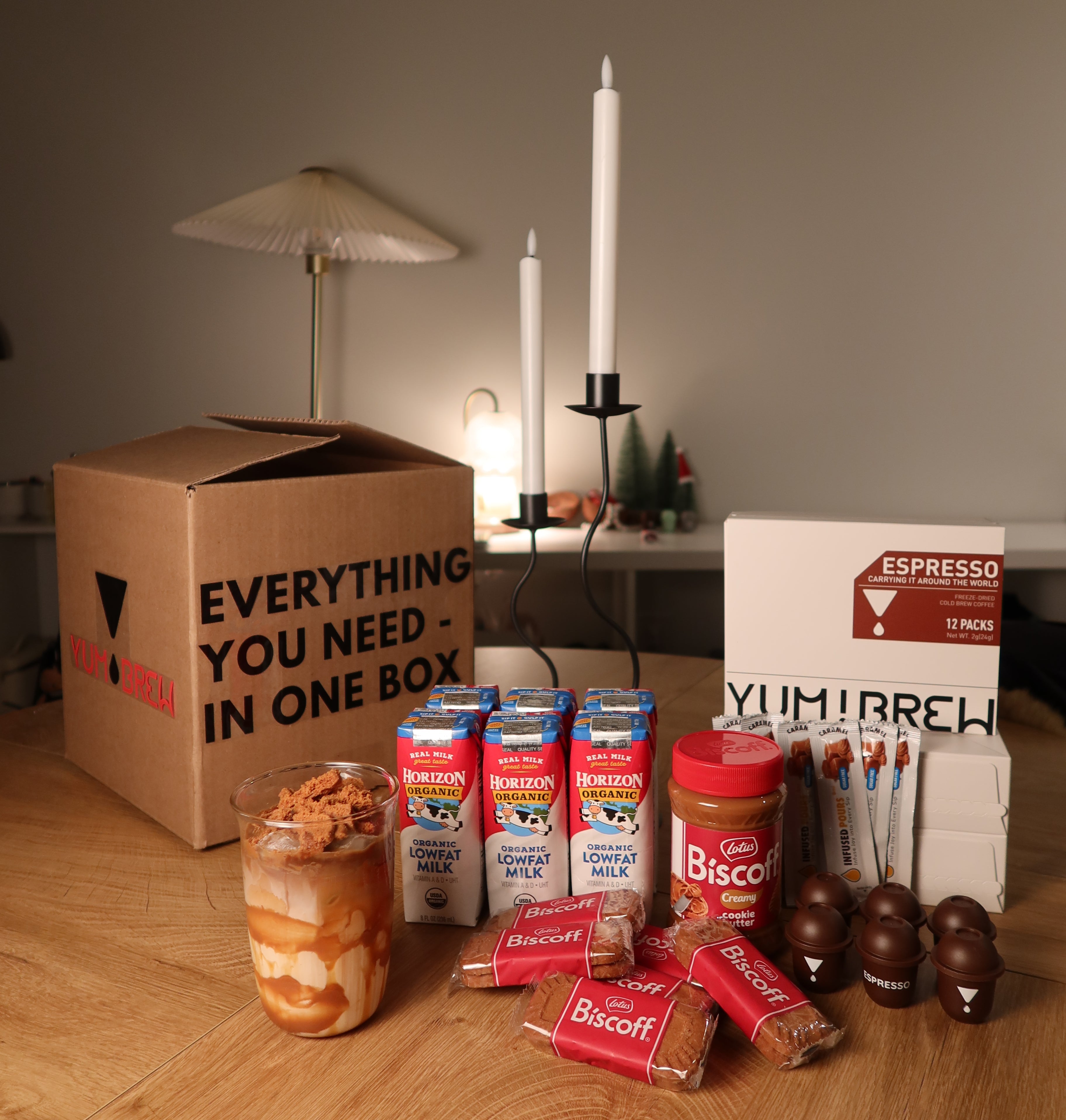 Yum!Brew Biscoff Latte Kit – Make 6 Cozy Lattes at Home