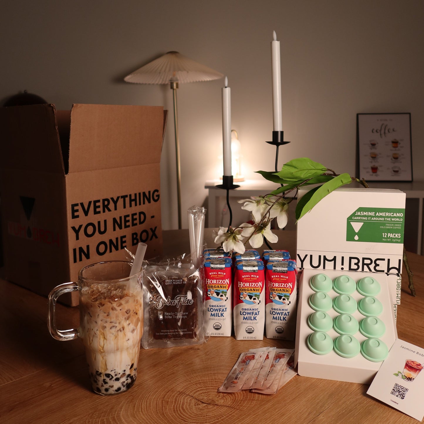 Jasmine Boba Latte Kit